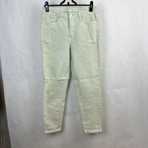 Old Navy RockStar Jeans Pants Sz 6 Lt Green